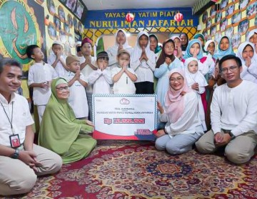 Admedika Laksanakan Kegiatan Sosial di Yayasan Yatim Piatu Nurul Jafariyah Jakpus