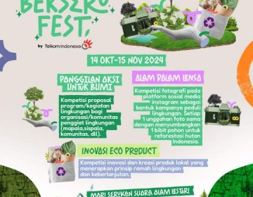 Telkom Ajak Masyarakat Melestarikan Lingkungan melalui Kompetisi Bumi Berseru Fest, Dibuka 14 Oktober-15 November 2024