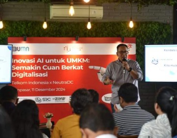 Telkom dan NeutraDC Latih UMKM Bali Semakin Cuan dengan AI