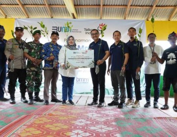 Telkom Regional 1 Tanam 5.000 Bibit Mangrove di Desa Tanjung Rejo