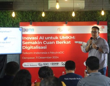 TelkomGroup Majukan UMKM Melalui Pelatihan Optimalisasi AI