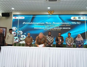 Kerjasama Kementerian PU dan BGN, Hutama Karya Bangun Dapur Umum Program MBG di Jambi
