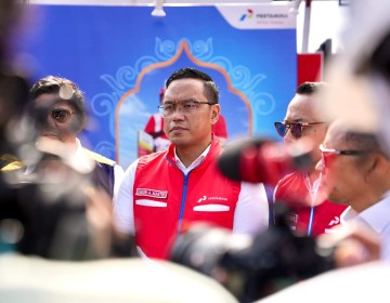 Tinjau Kesiapan Satgas di Surabaya, Dirut Pertamina Pastikan Pasokan Energi Area Jawa Timur, Bali dan Nusa Tenggara Aman