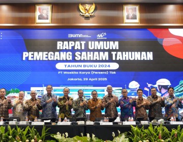Gelar RUPST 2025, Utang Waskita Karya Turun Rp14,7 Triliun pada 2024