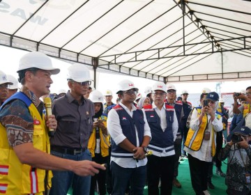 Menteri PU Dukung Hutama Karya Percepat Penyelesaian JTTS Tahap II Palembang - Betung