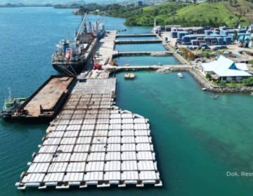 Hutama Karya Wujudkan Pelabuhan Transhipment Strategis di Gorontalo, Progress Pembangunan Capai 65%