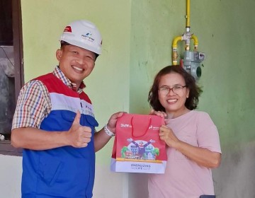 Warga Perumahan Rosinton Raya Batam Mulai Nikmati Gas Bumi dari Program GasKita PGN