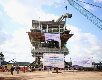 PHE ONWJ Lepas Anjungan Baru Ramah Lingkungan ke Pesisir Laut Jawa, Komitmen Tingkatkan Produksi