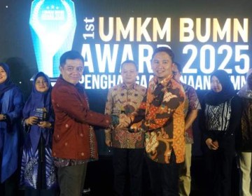 Dukung UMKM Naik Kelas, WEGE Raih The Most Committed BUMN Pembina UMKM 2025
