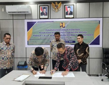 Dukung Swasembada Pangan Nasional, Hutama Karya Rehabilitasi Jaringan Irigasi di Aceh dan Riau
