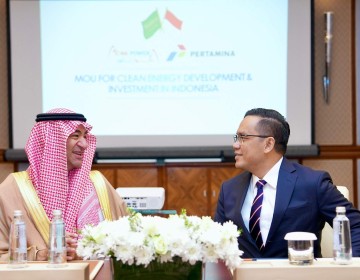 Kembangkan Teknologi Energi Bersih Skala Global, Pertamina Gandeng ACWA Power Arab Saudi