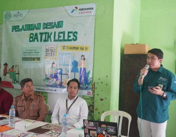 Dorong Ekonomi Kreatif, Pertamina Tingkatkan Kualitas Batik Leles