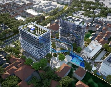 Hutama Karya Lakukan Topping Off Proyek IT Center BRI Ragunan Paket 2