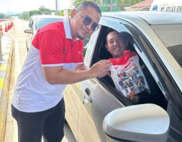 HKA Gelar Aksi Simpatik, Menyapa Pengguna Jalan Tol Serempak di 16 Ruas Operasi