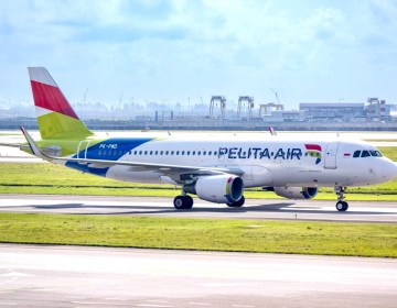 Pelita Air Resmikan Penerbangan Internasional Perdana ke Singapura