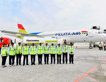 Pertamina Luncurkan Penerbangan Perdana Sustainable Aviation Fuel Berbahan Baku Minyak Jelantah
