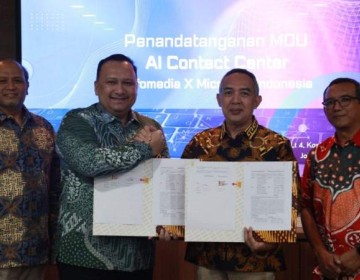 Infomedia Gandeng Global Partner Perkuat Layanan Contact Center berbasis AI