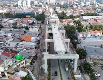 Waskita Karya Kebut Pembangunan LRT Jakarta Fase 1B Velodrome-Manggarai, Progres Capai 67,122 Persen