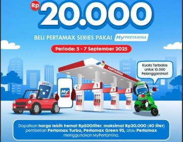 Pertamina Patra Niaga Manjakan Pelanggan, Promo Hemat Beli BBM Hingga Rp 20 ribu dengan MyPertamina