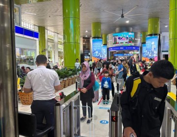 KAI Daop 1 Jakarta Layani Lebih dari 325 Ribu Pelanggan Selama Libur Panjang Maulid Nabi 