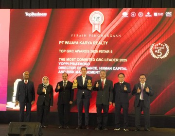 WIKA Realty Borong Dua Penghargaan termasuk Predikat 5 Stars di TOP GRC Awards 2025 