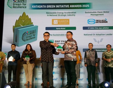 PT WIKA Tirta Jaya Jatiluhur Raih Katadata Green Initiatives Awards 2025 untuk Pengelolaan Air Bersih Berkelanjutan