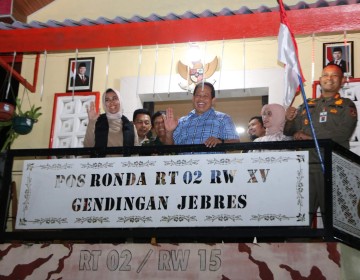 Irjen Kemendagri Monitor Langsung Pelaksanaan Siskamling di Surakarta