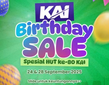 HUT ke-80 KAI: Komitmen Semakin Melayani