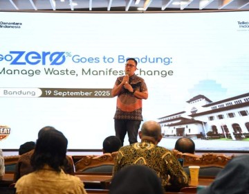 Melalui GoZero% Bandung, Telkom Gerakkan Karyawan Lahirkan Inovasi Pengolahan Sampah