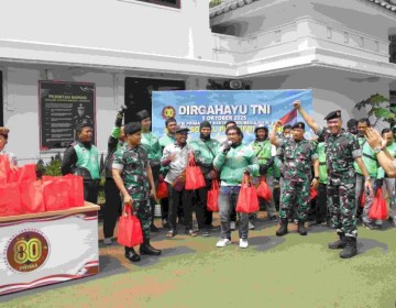 Pusinformar TNI Selenggarakan Bakti Sosial Dalam Rangka Memperingati HUT TNI Ke-80
