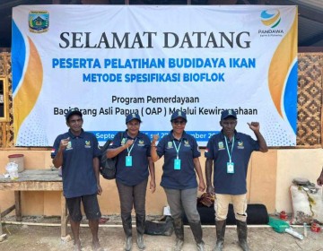 Pelatihan Bioflok Subang, Dorong Kewirausahaan OAP Papua Tengah