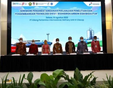 Pertamina Kembangkan Teknologi Diesel Biohidrokarbon dan Bioavtur