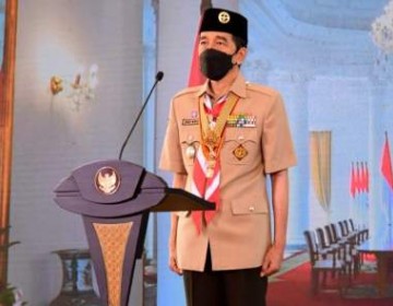 Presiden: Pramuka Harus Jadi Pelopor Disiplin Protokol Kesehatan