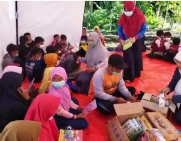 Pastikan Layanan Pendidikan Tidak Berhenti, Kemendikbudristek Kirim 33 Tenda Darurat Dijadikan Ruang Kelas