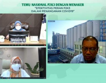 Menaker Minta P2K3 Ikut Bantu Pemerintah Kendalikan COVID-19