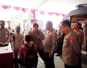 Gelar Bakti Kesehatan, Biddokkes Polda Jateng Bantu Warga Pengobatan hingga Santuni Korban TPPO