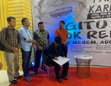 Ratusan Karikatur Karya Seniman Nasional Mejeng di Pameran 