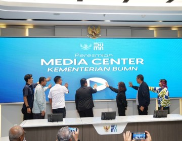 Erick Thohir Manjakan Jurnalis dengan Media Center Berfasilitas 