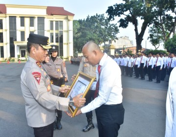 10 Personel Subdit II/Harda Ditreskrimum Polda Jambi Raih Penghargaan Menteri ATR/BPN RI, Kapolda Jambi Titipkan Ini