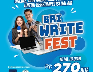 BRI Write Fest Digelar! Kompetisi Berhadiah Ratusan Juta hingga Berpeluang Dapat Beasiswa S2