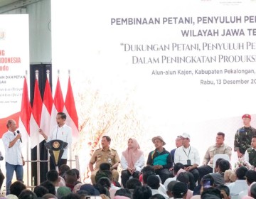 Presiden Jokowi Sapa Puluhan Ribu Petani, Penyuluh dan Babinsa Se-Jawa Tengah