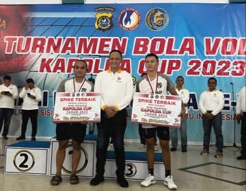 Prestasi Gemilang Sambut Hari Bhayangkara ke-77, Turnamen Bola Voli Kapolda Cup 2023 Sukses di Gelar