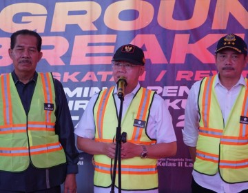 Percepat Pembangunan Infrastruktur Transportasi Darat, Ditjen Hubdat Groundbreaking Terminal Tipe A Air Sebakul