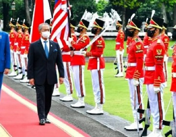 Presiden Jokowi Sambut Kunjungan Resmi PM Malaysia Muhyiddin Yassin di Istana Merdeka