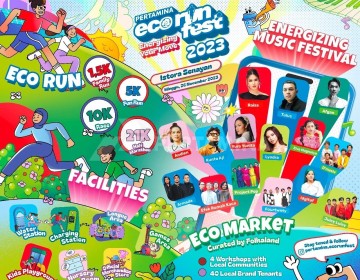 Musisi, Brand Lokal dan Hampir 20 Ribu peserta Siap Ramaikan Pertamina Eco RunFest 2023