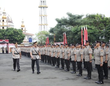 Lantik 349 Bintara Polri, Wakapolda Metro: Polisi Harus Jadi Contoh dan Teladan bagi Masyarakat