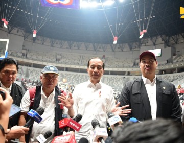 Menteri Basuki Dampingi Presiden Jokowi Resmikan Indonesia Arena GBK, Stadion Indoor Multifungsi untuk Olahraga dan Konser