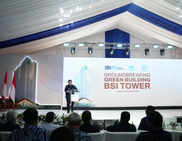 Konstruksi Fisik BSI Tower Dimulai, Erick Thohir: Harus Jadi Islamic Financial Center