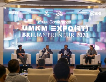 Dorong Pelaku Usaha Indonesia Go Global, BRI Kembali Suguhkan UMKM EXPO(RT) BRILIANPRENEUR 2023