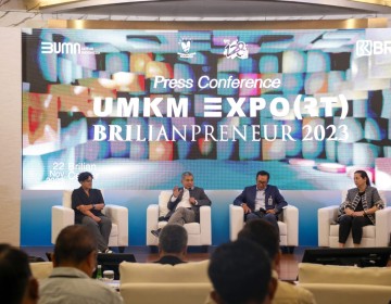 BRI UMKM EXPO(RT) BRILIANPRENEUR: Program Terintegrasi BRI Berdayakan UMKM Masuk Pasar Global